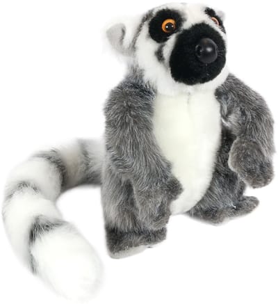 PIA Soft Toys - Pluche Knuffeldier Katta - zittend - 19 cm
