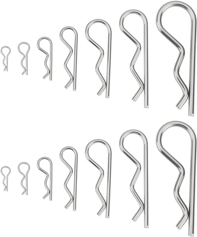 Dailygoods- Splitpennen 70 Stuks - Roestvrij Staal - Bevestigingsclips - Duurzaam - Herbruikbaar - Eenvoudige Installatie