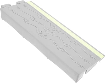 Drempelhelling Pad - Oprijplaat Binnen - Robotstofzuiger Hulp - Eenvoudige Installatie - 30x10x45 cm - Grijs