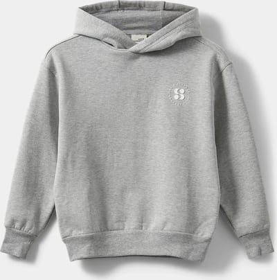 Sofie Schnoor Girls Oversized Hoodie Grey Melange - Maat 152