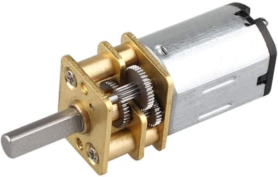 Micro Gear Motor - Mini Motor - Modelbouw Projecten - Volledig Metalen Tandwielen - 30 RPM DC 3V - Zilverkleurig
