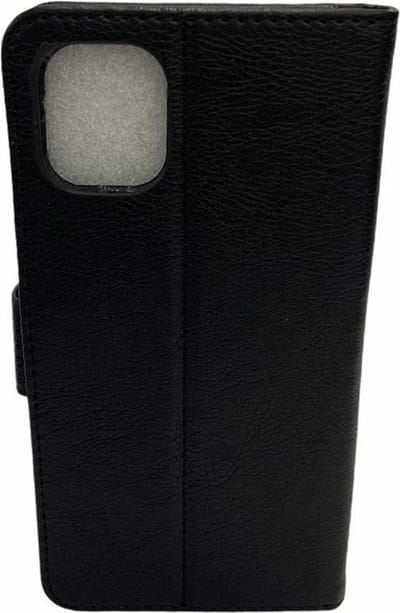 iPhone 13 Zwart Portemonnee Wallet Case – TPU hoesje met pasjes Flip Cover - 2x Gratis Screen Protector