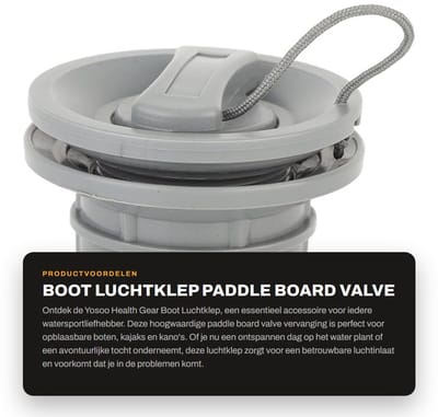 Dailygoods- Luchtklep Vervanging - Paddle Board Ventiel - Kajak/Luchtpluggen - PVC Opblaasbare Boot - Dinghy Adapter - Twee Bedieningsmethoden - Bootventiel
