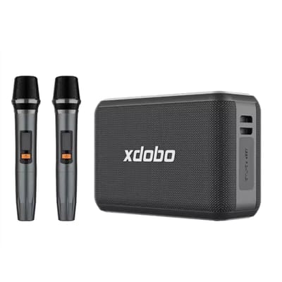 XDOBO X8 Pro draagbare draadloze luidspreker met twee microfoons BT5.2-technologie IPX5 waterdicht Speaker with two microphone zwart