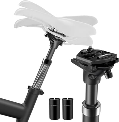 CLVP® Verende Zadelpen - Zadelstrop Extra Stevig - 120kg - Zwart