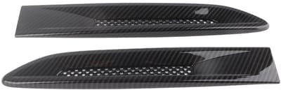 Dailygoods- Air Vent Trim Luxe Carbon Fiber - Auto Decoratie - 2 Stuks - Zelfklevend - Geschikt voor XF/XFL/XE - Hoogwaardig ABS Materiaal