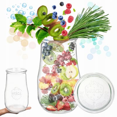 Weck Glazen Pot 2,7L - Vaasvormig, Tulpendeksel, 2700 ml