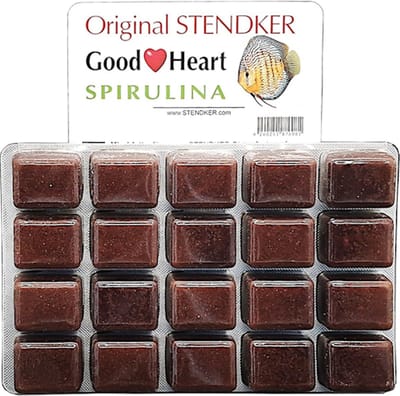 Stendker Good Heart Spirulina | diepvries discusvoer | 2 maten 100 Gram