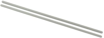 Dailygoods- Rubberen Voetstrip Vervanging - Compatibel met Dell XPS 15 9570/7590 - Precision 5530/5540 - Zilverkleurig - Afmetingen: 29,1 x 0,6 x 0,3/0,2 - Laptopvoetjes