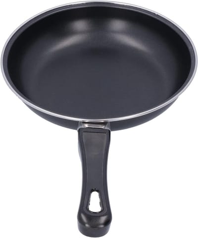 Koekenpan - Koekenpan Koekenpan - Ontbijt Bereiden - Verdikte Panwand - 20CM - Zwart