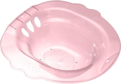 Zitbad - Bidet toilet - Persoonlijke verzorging - Universele pasvorm - 39x39x12cm - Wit