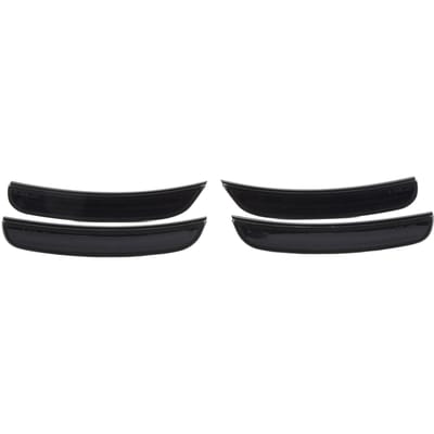 Lot de 4 Feux de Gabarit de Pare-chocs Latéral 68214126AA 68214127AA Remplacement pour Dodge Charger 2015‑2022 black