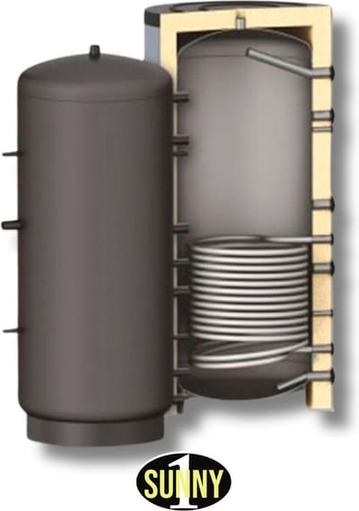 Buffervat 1 spiraal 1500L