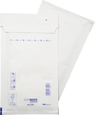 15 stuks - Luchtkussen enveloppen B (Bubbeltjes envelop B/12) 120 x 215 mm