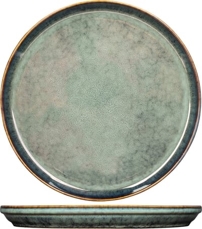 COSY & TRENDY - JADE VERDE DESSERTBORD D22,5XH2,5CM, set van 4