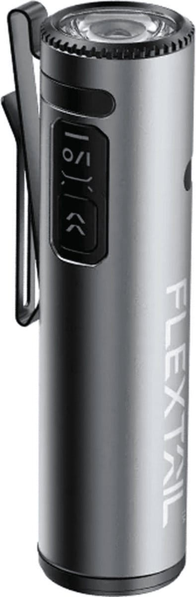 Zero Flextail Zaklamp Oplaadbaar LED 900CHT - IP67 Waterdicht & 1200 Lumen - USB-C Oplaadbaar - Lichtgewicht 59g & Noodverlichting - Mini Flashlight - Klein Zaklantaarn met Batterij