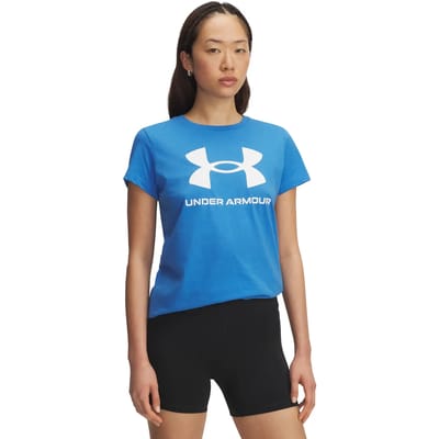 Under Armour Live Sportstyle Graphic T-shirt Blauw M Vrouw