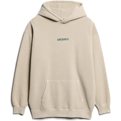 Superdry - Hoodie met losse pasvorm en klein logo - Heren - Hoodies