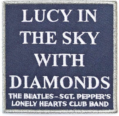 The Beatles - Lucy In The Sky With Diamonds Patch - Zwart