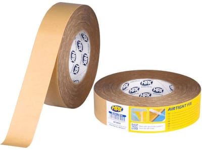 HPX Airtight Fix dubbelzijdige tape - duurzaam luchtdicht bouwen - transparant - 38 mm x 50 m