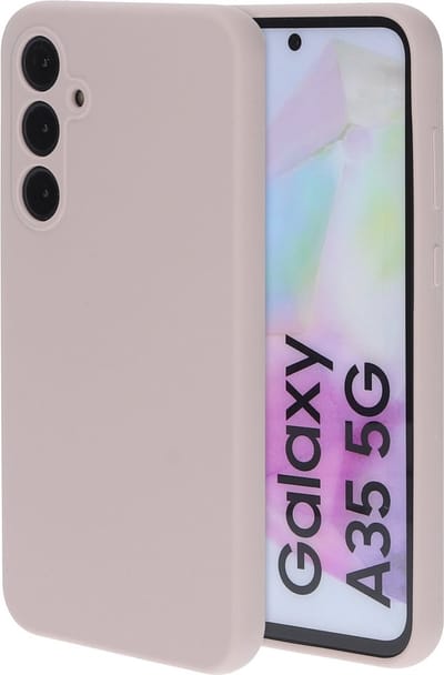 Mobiparts hoesje geschikt voor de Samsung Galaxy A35 5G - Siliconen - Roze