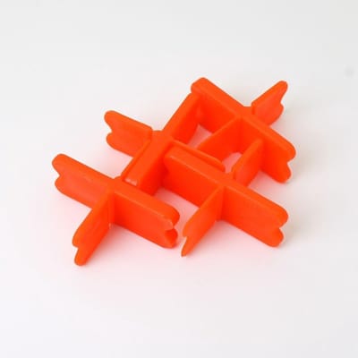 Afstandhouders Terrasplanken - Dek Afstandhouders - Nauwkeurig Leggen - Instelbare Dikte - 4 Stuks - Rood