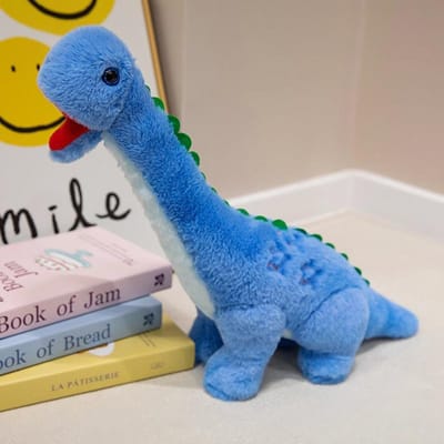 Mignon dinosaure lumineux Tricératops poupée peluche Tyrannosaure rex dragon à long cou poupée chiffon apaisant pour enfants 40cm (0.4kg)