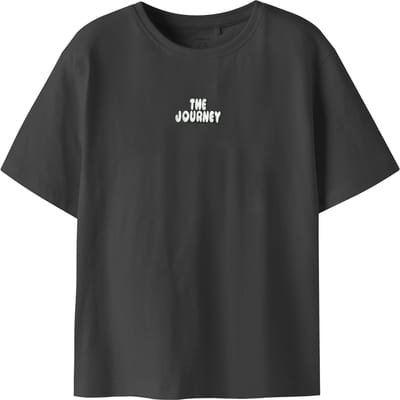 NAME IT - NKMBERNA SS NREG TOP BOX - Jongens - T-shirts - zwart - maat 116