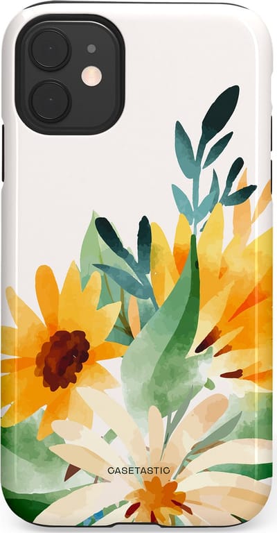 Casetastic Hoesje Geschikt voor Apple iPhone 11 - Stijlvolle Beschermende Duo-layer Case - Zomergloed