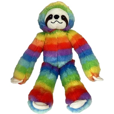 40 cm Regenboog Luiaard Pluche Speelgoed Zachte Gevulde Kleurrijke Luiaard Poppen Film Knuffeldieren Verjaardagscadeaus Speelgoed Voor Kinderen Woondecoratie 40cm blue