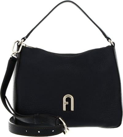 FURLA Leren Handtas Schoudertas Primula Top Handle Nero Zwart