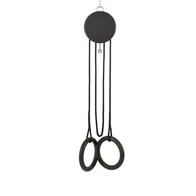 NOHRD Slingtrainer Sling Zwart – Functionele Trainingsset van Hout | Traploos Instelbaar | Geschikt voor Binnen en Buiten