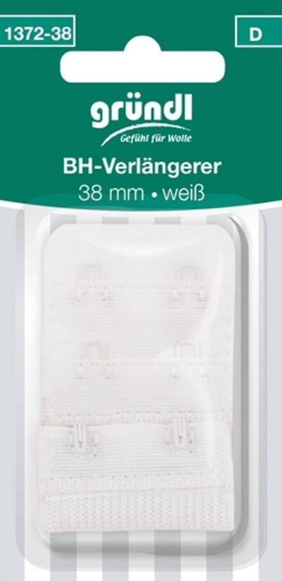 1372-38 BH-verlenger wit 38mmx85mm