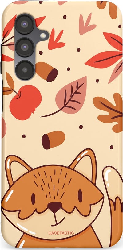 Casetastic hoesje geschikt voor Samsung Galaxy A16 - Dubbellaagse bescherming - Boskat op avontuur - Fashion Case - Zand Terracotta Rood