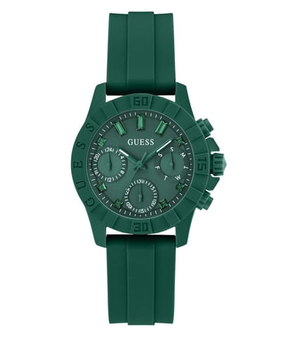 Guess Sportstar GW0775L3 Horloge - Siliconen - Groen - Ø 38 mm