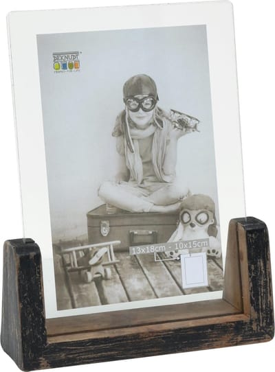 Deknudt Frames fotohouder S67TZ2 V - zwart geschilderd - foto 13x18 cm