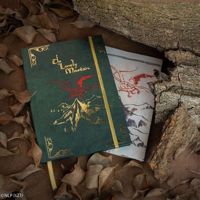 The Hobbit Hardcover Notebook With Foldable Map