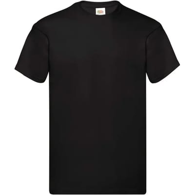 Fruit of the Loom - Original T - Black - XL