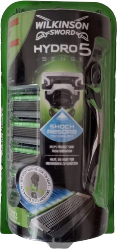 Rasoir Wilkinson Hydro 5 machine + 5 Recharge