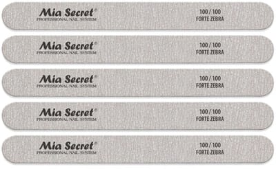 Forte Zebra Straight Nagelvijl 100/100 Roze (5stuks)
