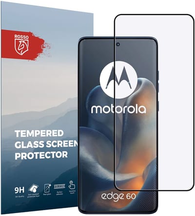 Rosso Screen Protector Geschikt voor Motorola Edge 60 | 9H Tempered Glass | Glasplaatje | Beschermlaag | Beschermglas | 9H Hardheid