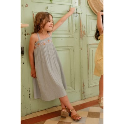 Louise Misha Dress Marceline Cloud Maat: 6M | Jurken Outlet | Unisex | Blauw