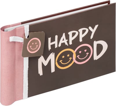 Walther MA-133 Happy Mood - Mini insteekalbum met spiraal - 36 foto's 10 x 15 cm - Bruin