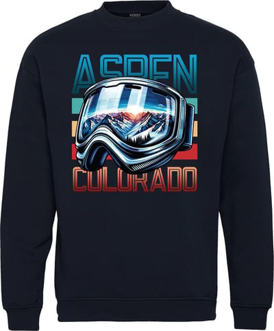 Sweater Aspen Colorado | Apres Ski Verkleedkleren | Fout Skipak | Apres Ski Outfit | Navy | maat 104/116