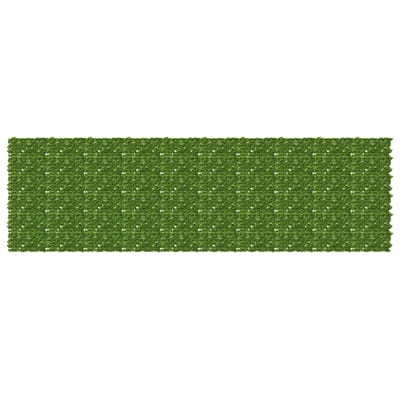 vidaXL - Balkonscherm - met - bladeren - Groen - en - Geel - 500 - x - 150 - cm