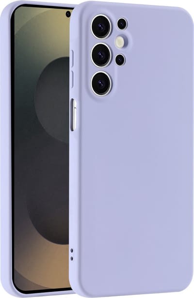 Hoesje geschikt voor Samsung Galaxy S25 Ultra hoesje zacht siliconen- Arara backcover - Lila