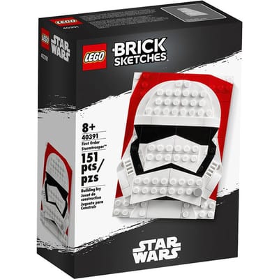 LEGO Star Wars Brick Sketches First Order Stormtrooper 40391, Bouwpakket, 8 jaar, Kunststof, 151 stuk(s)
