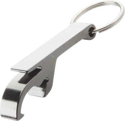 Sleutelhanger Bieropener Sleutelhanger Flesopener Openen Bier - Zilver