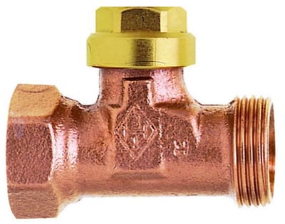 IMI Hydronic Engineering HEIMEIER Retourleidingkoppeling Rp 1/2 binnendraad x G 3/4 buitendraad, 0402-02.000