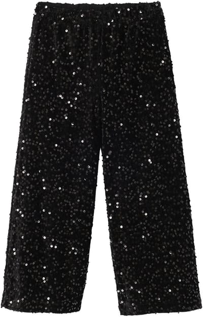 Vertbaudet Wijde broek voor meisjes met pailletten